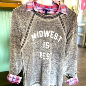 Midwest is best sweatshirt size S